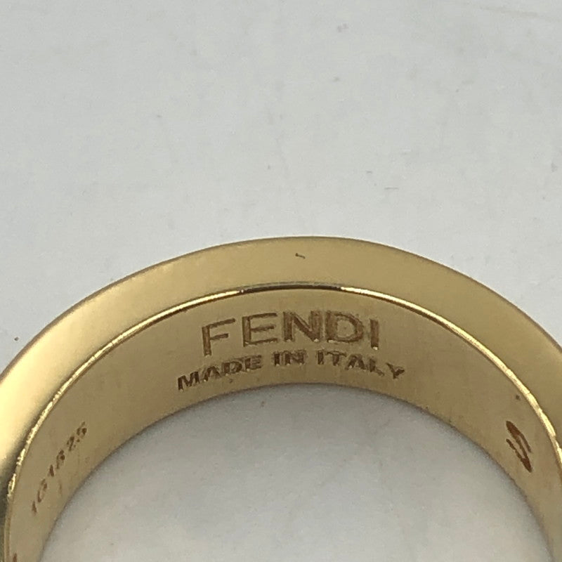 【中古品】【レディース】 FENDI フェンディ F IS FENDI 8AG929-A444G エフ イズ フェンディ リング アクセサリー 指輪 182-251214-yy-05-tei サイズ：S カラー：ゴールド 11.5号 万代Net店