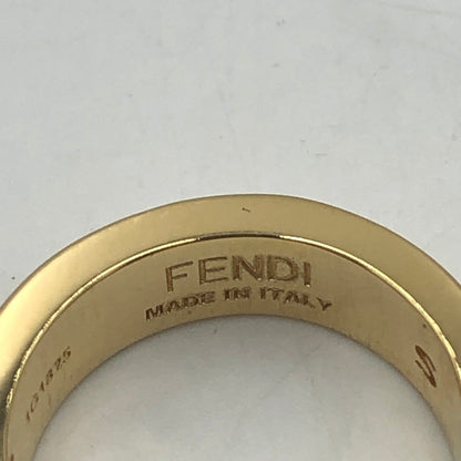 【中古品】【レディース】 FENDI フェンディ F IS FENDI 8AG929-A444G エフ イズ フェンディ リング アクセサリー 指輪 182-251214-yy-05-tei サイズ：S カラー：ゴールド 11.5号 万代Net店