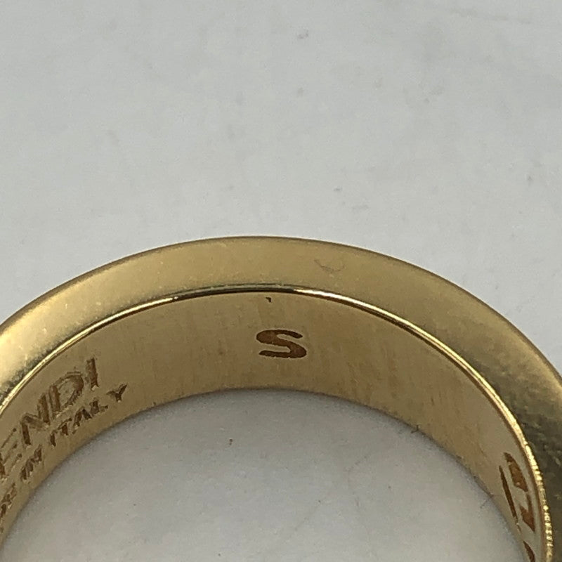 【中古品】【レディース】 FENDI フェンディ F IS FENDI 8AG929-A444G エフ イズ フェンディ リング アクセサリー 指輪 182-251214-yy-05-tei サイズ：S カラー：ゴールド 11.5号 万代Net店