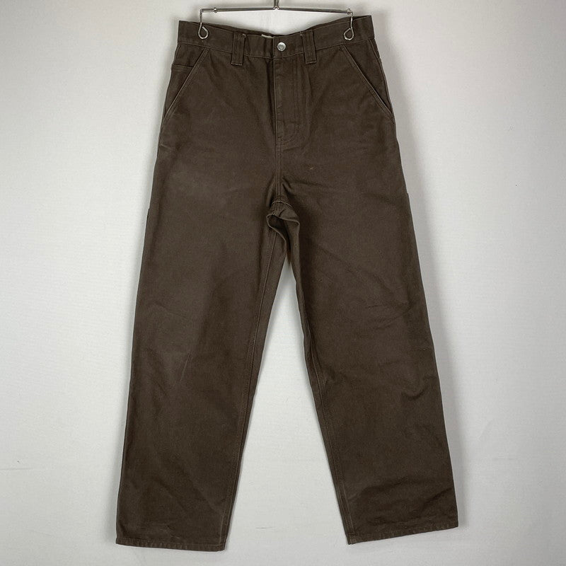 【中古品】【メンズ】 STUSSY ステューシー CARPENTER PANT CANVAS 116722 カーペンター パンツ キャンバス ボトムス 153-251211-yy-19-fuz サイズ：28 カラー：ブラウン 万代Net店