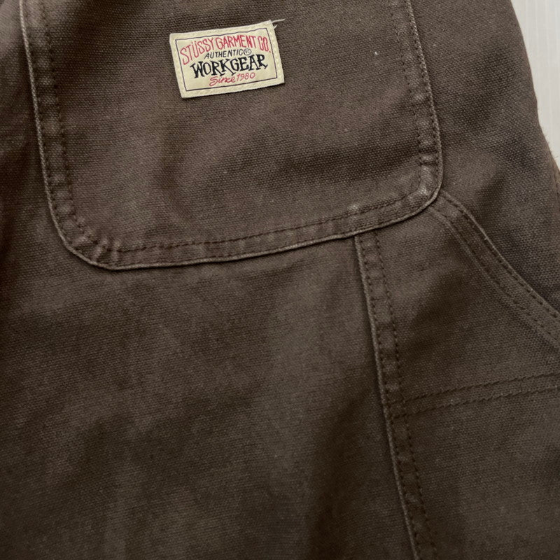 【中古品】【メンズ】 STUSSY ステューシー CARPENTER PANT CANVAS 116722 カーペンター パンツ キャンバス ボトムス 153-251211-yy-19-fuz サイズ：28 カラー：ブラウン 万代Net店