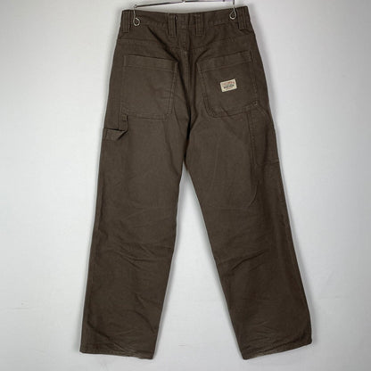 【中古品】【メンズ】 STUSSY ステューシー CARPENTER PANT CANVAS 116722 カーペンター パンツ キャンバス ボトムス 153-251211-yy-19-fuz サイズ：28 カラー：ブラウン 万代Net店