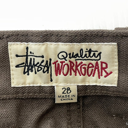 【中古品】【メンズ】 STUSSY ステューシー CARPENTER PANT CANVAS 116722 カーペンター パンツ キャンバス ボトムス 153-251211-yy-19-fuz サイズ：28 カラー：ブラウン 万代Net店