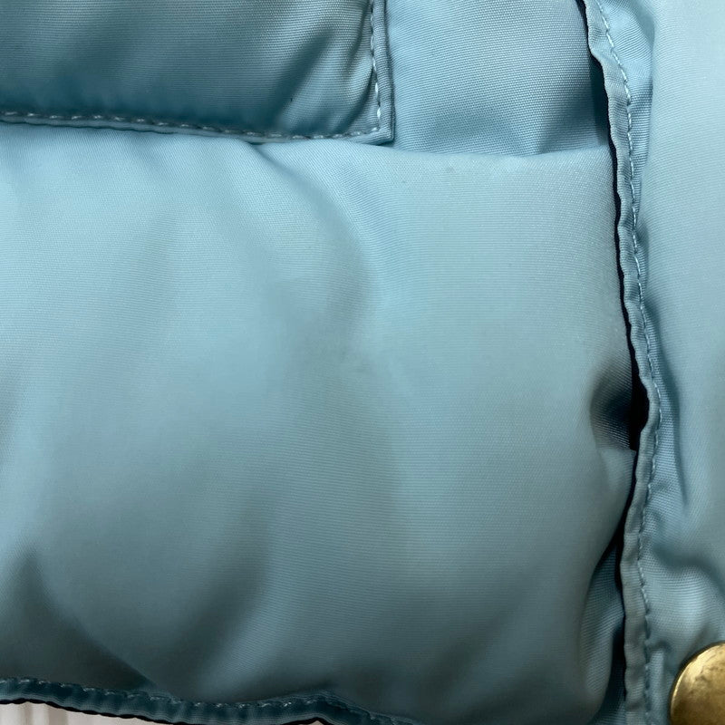 【中古品】【メンズ】 Rocky Mountain FeatherBed ロッキーマウンテンフェザーベッド LEATHER-PANEL DOWN VEST 450-452-01 レザーパネル ダウンベスト ライトアウター 144-251211-yy-15-tei サイズ：38 カラー：ブルー 万代Net店