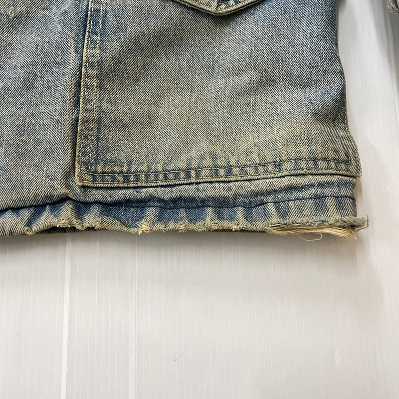 【現状渡し品】【メンズ】 Lee リー 70's STORM RIDER DENIM JACKET VINTAGE 70年代 ストームライダー デニムジャケット ライトアウター USA製 ヴィンテージ 145-251211-yy-14-tei サイズ：不明 カラー：インディゴ 万代Net店