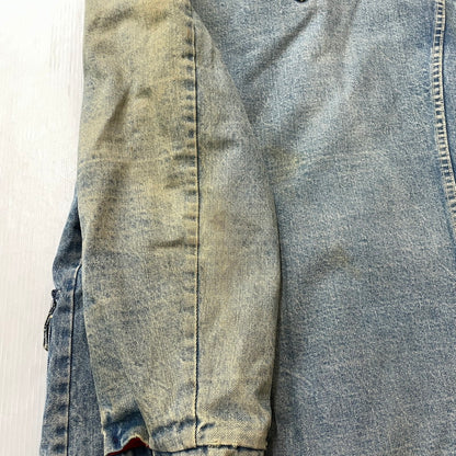 【現状渡し品】【メンズ】 Lee リー 70's STORM RIDER DENIM JACKET VINTAGE 70年代 ストームライダー デニムジャケット ライトアウター USA製 ヴィンテージ 145-251211-yy-14-tei サイズ：不明 カラー：インディゴ 万代Net店