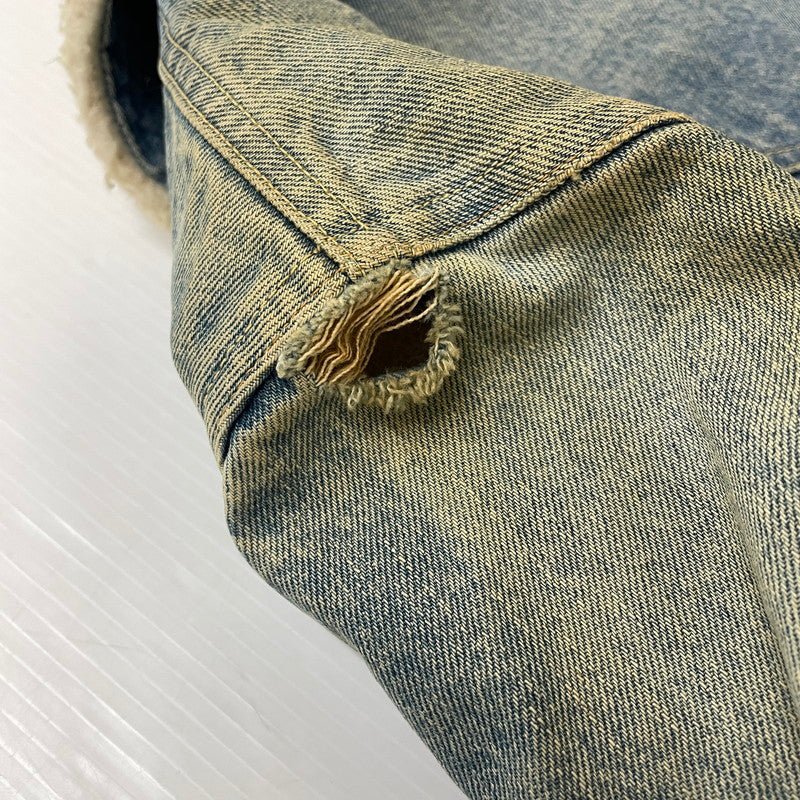 【現状渡し品】【メンズ】 Lee リー 70's STORM RIDER DENIM JACKET VINTAGE 70年代 ストームライダー デニムジャケット ライトアウター USA製 ヴィンテージ 145-251211-yy-14-tei サイズ：不明 カラー：インディゴ 万代Net店