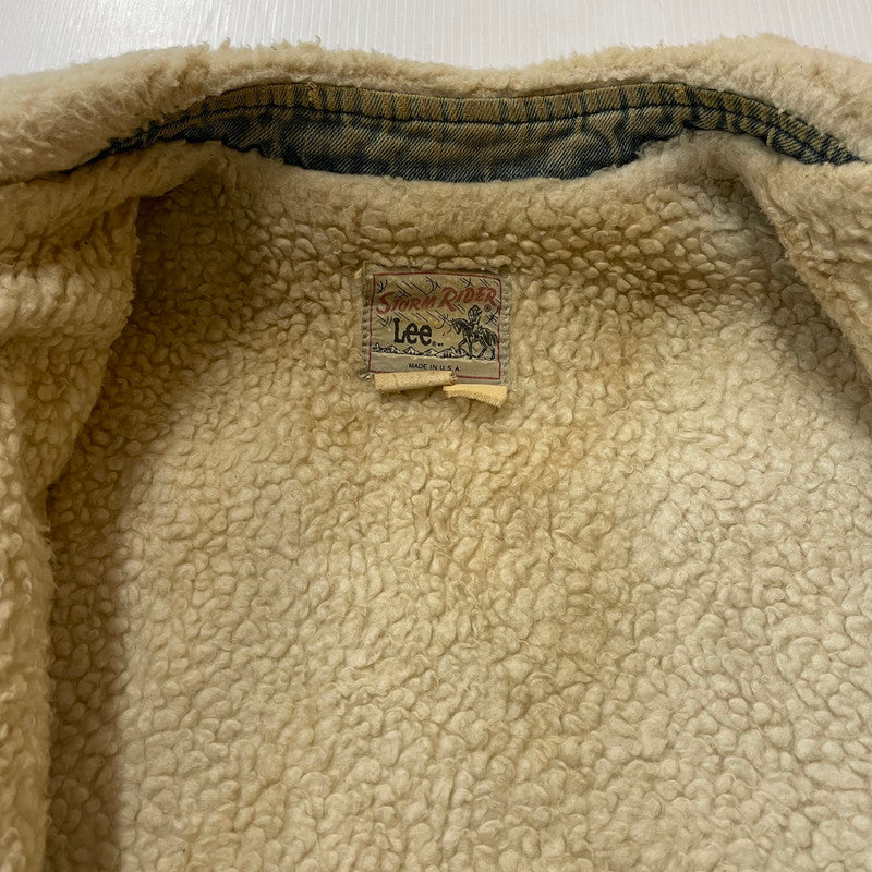 【現状渡し品】【メンズ】 Lee リー 70's STORM RIDER DENIM JACKET VINTAGE 70年代 ストームライダー デニムジャケット ライトアウター USA製 ヴィンテージ 145-251211-yy-14-tei サイズ：不明 カラー：インディゴ 万代Net店