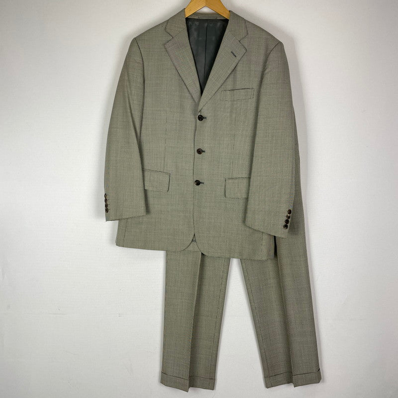 【中古品】【メンズ】 J.PRESS ジェイプレス "AMERICAN CLASSIC MODEL" WOOL SET UP SUIT 021-5-SR-OV ウール セットアップ スーツ 145-251211-yy-13-tei サイズ：T170 カラー：グレー 万代Net店