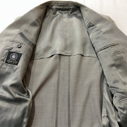 【中古品】【メンズ】 J.PRESS ジェイプレス "AMERICAN CLASSIC MODEL" WOOL SET UP SUIT 021-5-SR-OV ウール セットアップ スーツ 145-251211-yy-13-tei サイズ：T170 カラー：グレー 万代Net店