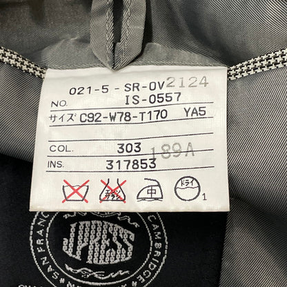 【中古品】【メンズ】 J.PRESS ジェイプレス "AMERICAN CLASSIC MODEL" WOOL SET UP SUIT 021-5-SR-OV ウール セットアップ スーツ 145-251211-yy-13-tei サイズ：T170 カラー：グレー 万代Net店