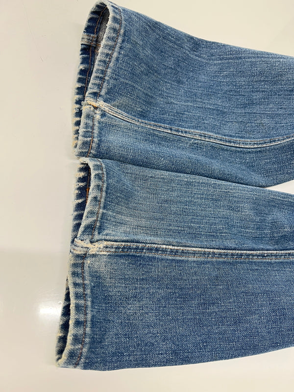 【現状渡し品】【メンズ】 WRANGLER ラングラー DAMAGE DENIM PANTS ダメージ デニムパンツ ボトムス ジーンズ 156-260830-kk-10-hon サイズ：表記消え 下記参照 カラー：ライトインディゴ 万代Net店