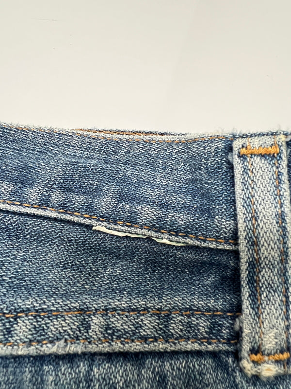 【現状渡し品】【メンズ】 WRANGLER ラングラー DAMAGE DENIM PANTS ダメージ デニムパンツ ボトムス ジーンズ 156-260830-kk-10-hon サイズ：表記消え 下記参照 カラー：ライトインディゴ 万代Net店