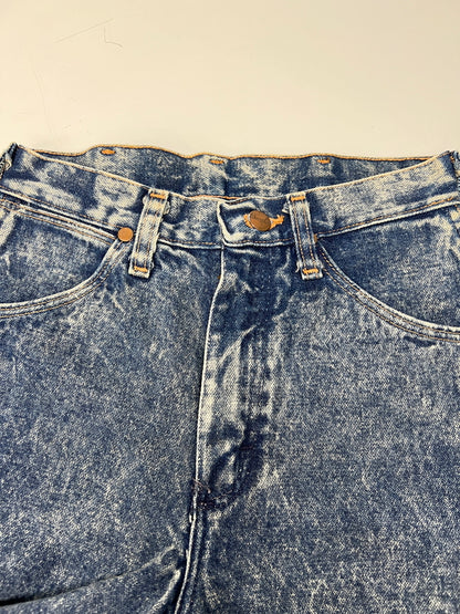 【中古品】【レディース】 WRANGLER ラングラー ACID WASH BLUE DENIM JEANS 14MWZGS アシッドウォッシュ ブルーデニムジーンズ ボトムス デニムパンツ 156-260830-kk-08-hon サイズ：5 カラー：ライトインディゴ 万代Net店