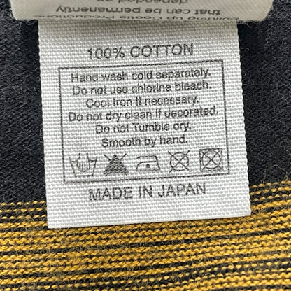 【中古品】【メンズ】 COOTIE クーティー CREWNECK STRIPE L/S TEE クルーネック ストライプ ロング スリーブ Tシャツ 長袖 トップス 142-260906-sa-28-teih サイズ：S カラー：イエロー 万代Net店