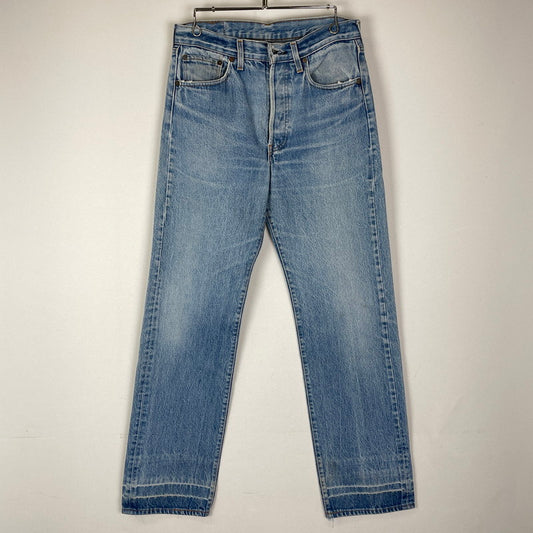 【現状渡し品】【メンズ】 Levi's リーバイス 80's 501 DENIM PANTS VINTAGE 80年代 デニムパンツ ボトムス ジーンズ ボタン裏刻印 311 ホワイトタブ ヴィンテージ 156-251211-yy-21-tei サイズ：不明 カラー：インディゴ 万代Net店