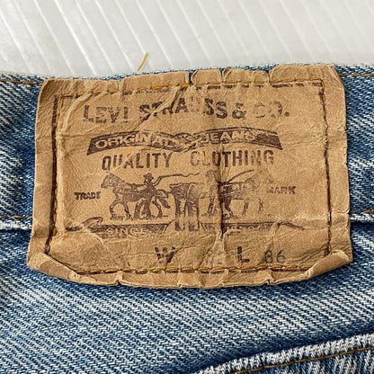 【現状渡し品】【メンズ】 Levi's リーバイス 80's 501 DENIM PANTS VINTAGE 80年代 デニムパンツ ボトムス ジーンズ ボタン裏刻印 311 ホワイトタブ ヴィンテージ 156-251211-yy-21-tei サイズ：不明 カラー：インディゴ 万代Net店