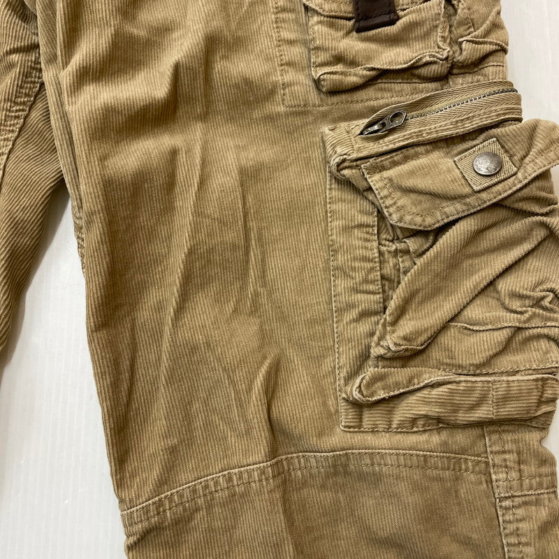 【中古品】【メンズ】 Polo by Ralph Lauren ポロバイラルフローレン CORDUROY CARGO PANTS コーデュロイ カーゴパンツ ボトムス 158-251211-yy-22-tei サイズ：36×30 カラー：ベージュ 万代Net店