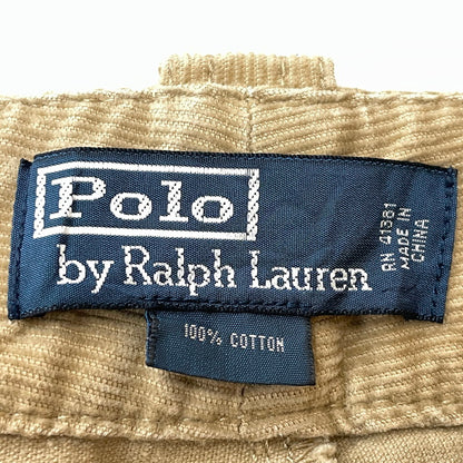 【中古品】【メンズ】 Polo by Ralph Lauren ポロバイラルフローレン CORDUROY CARGO PANTS コーデュロイ カーゴパンツ ボトムス 158-251211-yy-22-tei サイズ：36×30 カラー：ベージュ 万代Net店