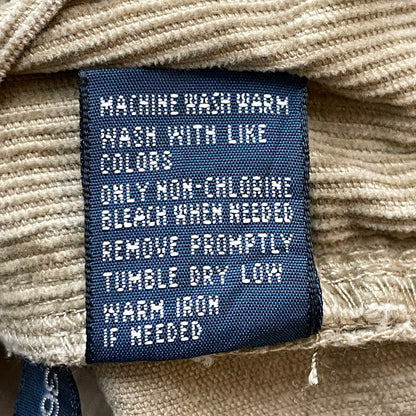 【中古品】【メンズ】 Polo by Ralph Lauren ポロバイラルフローレン CORDUROY CARGO PANTS コーデュロイ カーゴパンツ ボトムス 158-251211-yy-22-tei サイズ：36×30 カラー：ベージュ 万代Net店