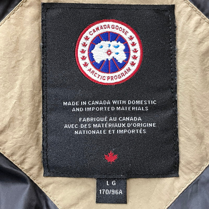 【中古品】【レディース】 CANADA GOOSE カナダグース BRYDEN PUFFER BLACK LABEL 2621WBJ ブライデン パッファー ブラックレーベル アウター ダウンジャケット 168-251211-yy-23-tei サイズ：L カラー：Tan 万代Net店