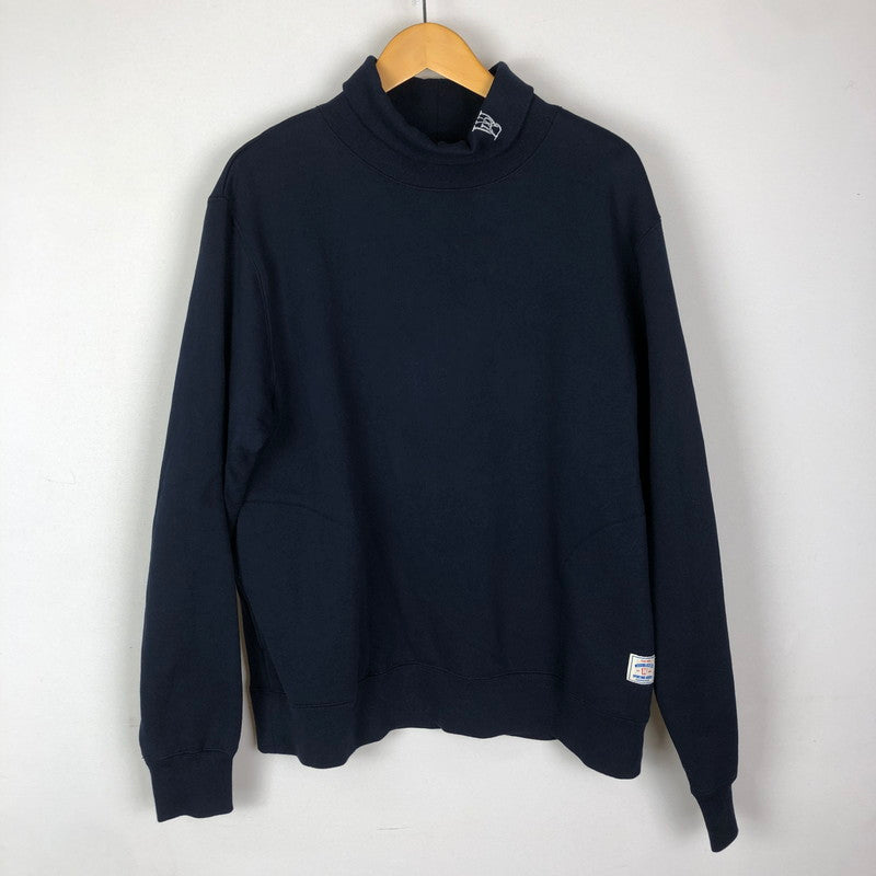 【中古品】【メンズ】 WOODBLOCK ウッドブロック 25SS SWEAT TURTLE NECK WB-25SS-003 スウェット タートルネック 長袖 トップス プルオーバー 140-251212-ks-04-fuz サイズ：XL カラー：NAVY 万代Net店