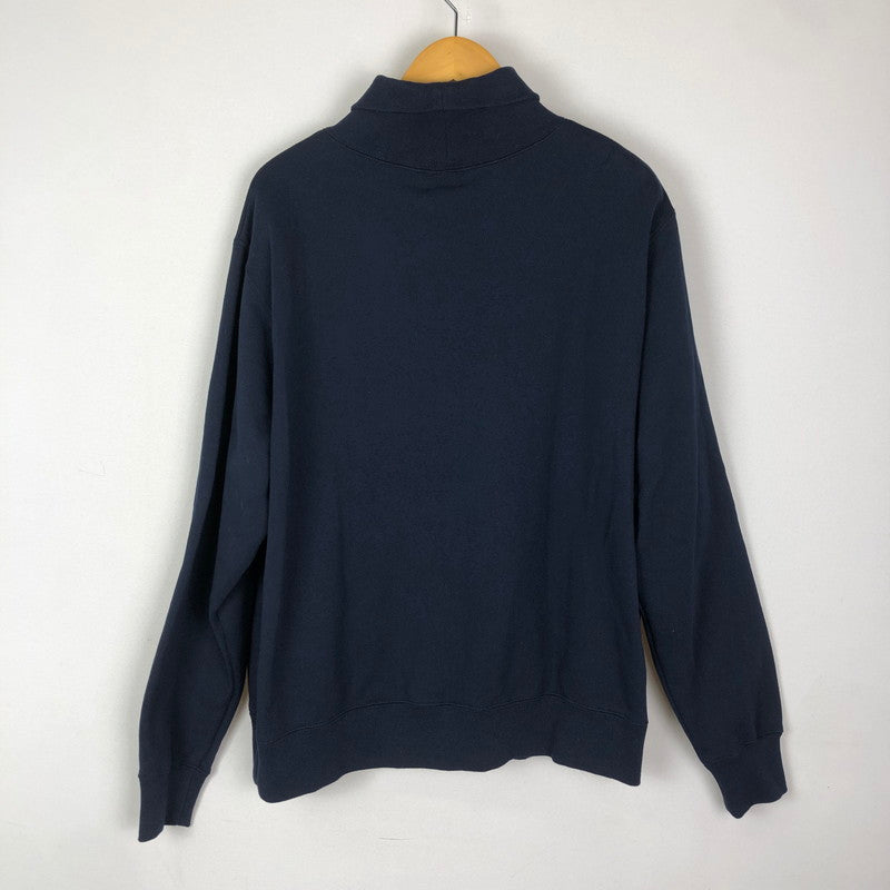【中古品】【メンズ】 WOODBLOCK ウッドブロック 25SS SWEAT TURTLE NECK WB-25SS-003 スウェット タートルネック 長袖 トップス プルオーバー 140-251212-ks-04-fuz サイズ：XL カラー：NAVY 万代Net店