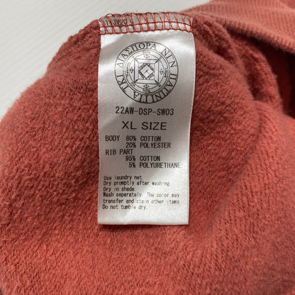 【中古品】【メンズ】 DIASPORA SKATEBOARDS ディアスポラスケートボーズ DERBY CREWNECK SWEAT 22AW-DSP-SW03 ダービー クルーネック スウェット トップス トレーナー 142-260704-ss-05-tei サイズ：XL カラー：ピンク 万代Net店