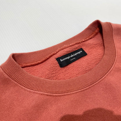 【中古品】【メンズ】 DIASPORA SKATEBOARDS ディアスポラスケートボーズ DERBY CREWNECK SWEAT 22AW-DSP-SW03 ダービー クルーネック スウェット トップス トレーナー 142-260704-ss-05-tei サイズ：XL カラー：ピンク 万代Net店
