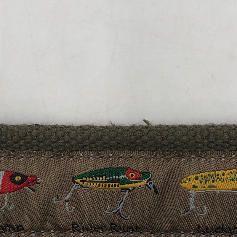 【中古品】【メンズ】 BISON DESIGNS バイソンデザインズ × STABRIDGE スタブリッジ 別注 コラボ BBQ BELT BBQ ベルト アクセサリー 服飾雑貨 USA製 205-251214-yy-03-tei サイズ：L カラー：マルチカラー 万代Net店