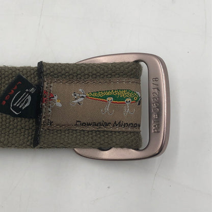 【中古品】【メンズ】 BISON DESIGNS バイソンデザインズ × STABRIDGE スタブリッジ 別注 コラボ BBQ BELT BBQ ベルト アクセサリー 服飾雑貨 USA製 205-251214-yy-03-tei サイズ：L カラー：マルチカラー 万代Net店