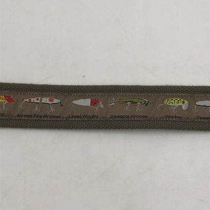 【中古品】【メンズ】 BISON DESIGNS バイソンデザインズ × STABRIDGE スタブリッジ 別注 コラボ BBQ BELT BBQ ベルト アクセサリー 服飾雑貨 USA製 205-251214-yy-03-tei サイズ：L カラー：マルチカラー 万代Net店