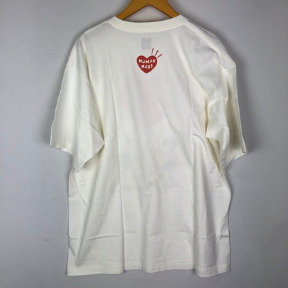 【中古品】【メンズ/レディース】 HUMANMADE ヒューマンメイド × KEIKO SOOTOME 五月女 ケイ子 別注 コラボ S/S T-SHIRT TE27TE004 ショートスリーブ Tシャツ 半袖 トップス 142-251212-ks-08-tei サイズ：2XL カラー：ホワイト 万代Net店