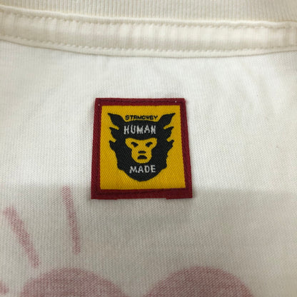 【中古品】【メンズ/レディース】 HUMANMADE ヒューマンメイド × KEIKO SOOTOME 五月女 ケイ子 別注 コラボ S/S T-SHIRT TE27TE004 ショートスリーブ Tシャツ 半袖 トップス 142-251212-ks-08-tei サイズ：2XL カラー：ホワイト 万代Net店