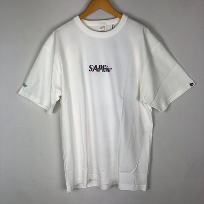 【中古美品】【メンズ】 SAPEur サプール HARLEQUIN S/S TEE A0023-471 ハーレクイン ショートスリーブ Tシャツ 半袖 トップス 142-251212-ks-09-tei サイズ：L カラー：ホワイト 万代Net店