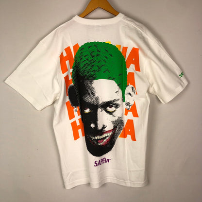 【中古美品】【メンズ】 SAPEur サプール HARLEQUIN S/S TEE A0023-471 ハーレクイン ショートスリーブ Tシャツ 半袖 トップス 142-251212-ks-09-tei サイズ：L カラー：ホワイト 万代Net店