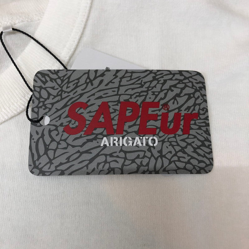 【中古美品】【メンズ】 SAPEur サプール HARLEQUIN S/S TEE A0023-471 ハーレクイン ショートスリーブ Tシャツ 半袖 トップス 142-251212-ks-09-tei サイズ：L カラー：ホワイト 万代Net店