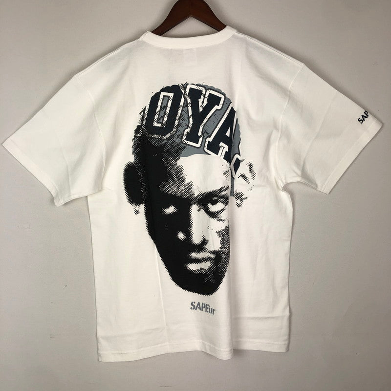 【中古美品】【メンズ】 SAPEur サプール GEORGETOWN HEAD S/S TEE A0023-356 ジョージタウン ヘッド ショートスリーブ Tシャツ 半袖 トップス 142-251212-ks-10-tei サイズ：L カラー：ホワイト 万代Net店