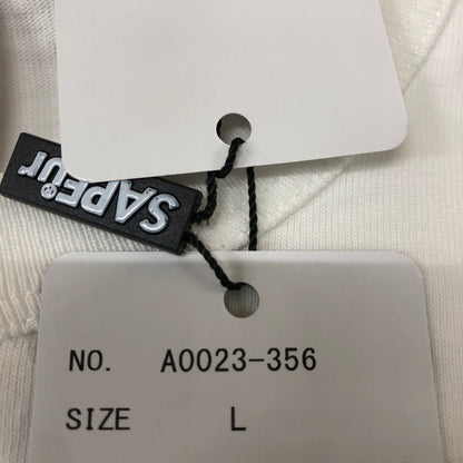 【中古美品】【メンズ】 SAPEur サプール GEORGETOWN HEAD S/S TEE A0023-356 ジョージタウン ヘッド ショートスリーブ Tシャツ 半袖 トップス 142-251212-ks-10-tei サイズ：L カラー：ホワイト 万代Net店