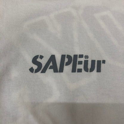【中古美品】【メンズ】 SAPEur サプール GEORGETOWN HEAD S/S TEE A0023-356 ジョージタウン ヘッド ショートスリーブ Tシャツ 半袖 トップス 142-251212-ks-10-tei サイズ：L カラー：ホワイト 万代Net店