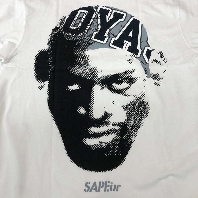 【中古美品】【メンズ】 SAPEur サプール GEORGETOWN HEAD S/S TEE A0023-356 ジョージタウン ヘッド ショートスリーブ Tシャツ 半袖 トップス 142-251212-ks-10-tei サイズ：L カラー：ホワイト 万代Net店