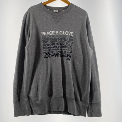 【中古品】【メンズ】 LOOPWHEELER ループウィラー SWEAT MADE IN JAPAN スウェット トップス トレーナー 日本製 147-260704-ss-03-tei サイズ：XL カラー：グレー 万代Net店