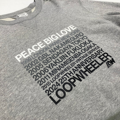 【中古品】【メンズ】 LOOPWHEELER ループウィラー SWEAT MADE IN JAPAN スウェット トップス トレーナー 日本製 147-260704-ss-03-tei サイズ：XL カラー：グレー 万代Net店