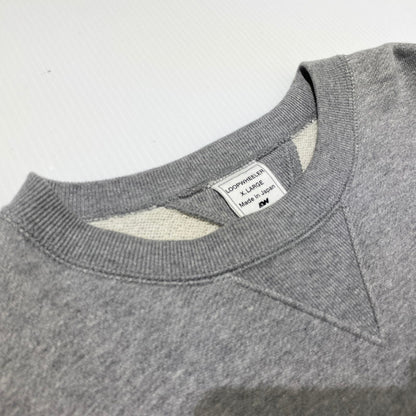 【中古品】【メンズ】 LOOPWHEELER ループウィラー SWEAT MADE IN JAPAN スウェット トップス トレーナー 日本製 147-260704-ss-03-tei サイズ：XL カラー：グレー 万代Net店