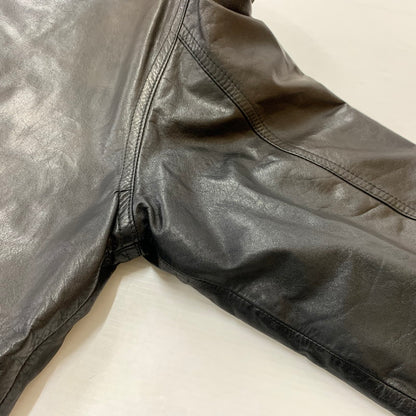 【中古品】【メンズ】 HARLEY DAVIDSON ハーレーダビッドソン RAM LEATHER JACKET H-102 ラム レザー ジャケット アウター 革 145-251214-ts-13-fuz サイズ：L カラー：ブラック/ブラウン 万代Net店