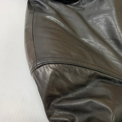 【中古品】【メンズ】 HARLEY DAVIDSON ハーレーダビッドソン RAM LEATHER JACKET H-102 ラム レザー ジャケット アウター 革 145-251214-ts-13-fuz サイズ：L カラー：ブラック/ブラウン 万代Net店
