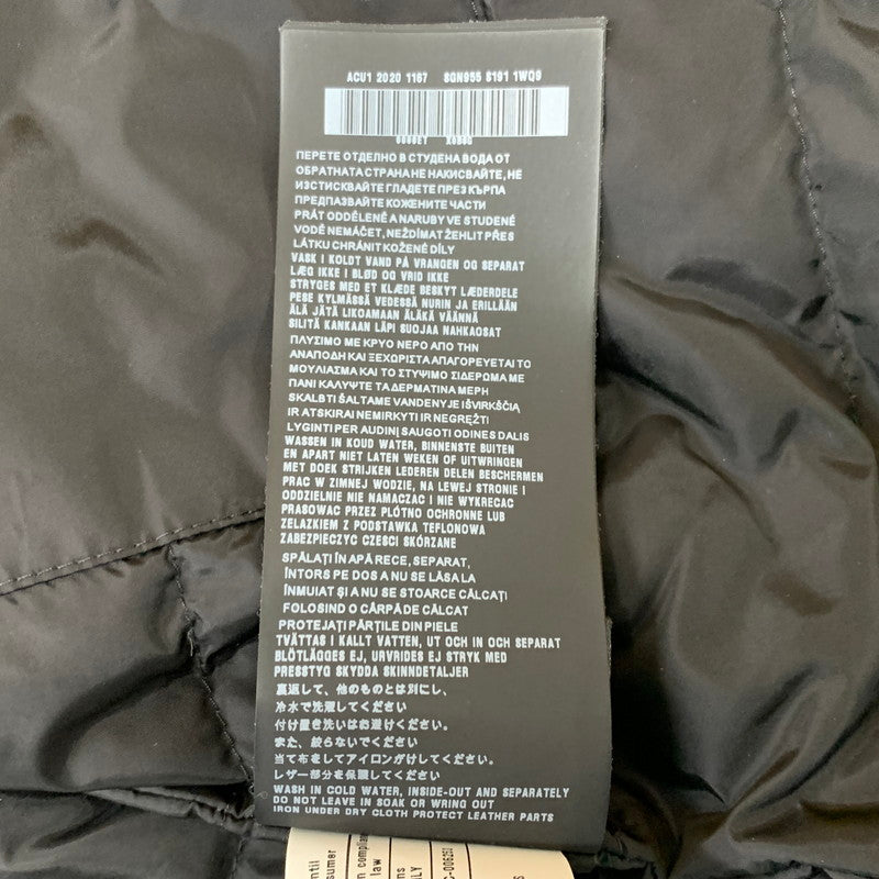 【中古品】【メンズ】 PRADA プラダ RE NYLON 三角ロゴ トライアングルプレート パファージャケット SGN955 S191 1WQ9 2022 メンズ ダウンジャケット 141-251214-ts-05-tei サイズ：48 カラー：ブラック 万代Net店