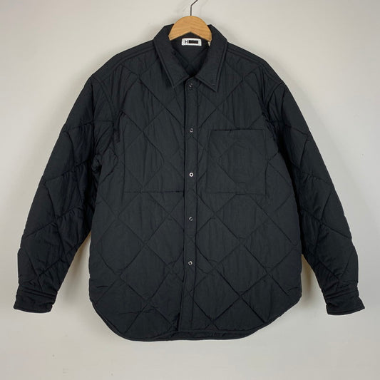 【中古品】【メンズ】 BEAUTY&YOUTH UNITED ARROWS ビューティアンドユースユナイテッドアローズ WRINKLE NYLON QUILTED BIG SHANK QUILTED JACKET 1225-186-0071 キルティング ビッグ シャキルティングジャケット アウター 147-251214-ts-06-tei サイズ：M カラー：ブラック 万代Net店