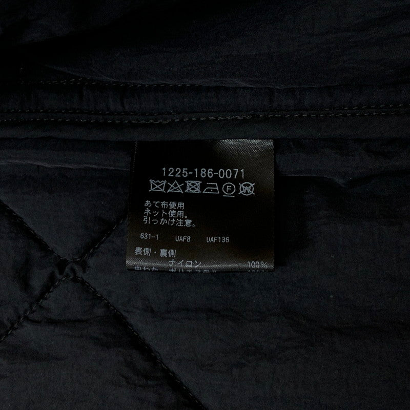 【中古品】【メンズ】 BEAUTY&YOUTH UNITED ARROWS ビューティアンドユースユナイテッドアローズ WRINKLE NYLON QUILTED BIG SHANK QUILTED JACKET 1225-186-0071 キルティング ビッグ シャキルティングジャケット アウター 147-251214-ts-06-tei サイズ：M カラー：ブラック 万代Net店