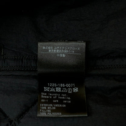 【中古品】【メンズ】 BEAUTY&YOUTH UNITED ARROWS ビューティアンドユースユナイテッドアローズ WRINKLE NYLON QUILTED BIG SHANK QUILTED JACKET 1225-186-0071 キルティング ビッグ シャキルティングジャケット アウター 147-251214-ts-06-tei サイズ：M カラー：ブラック 万代Net店
